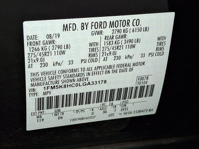 2020 Ford Explorer Platinum