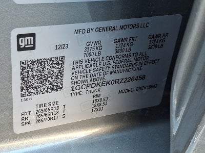 2024 Chevrolet Silverado 1500 LT (2FL)