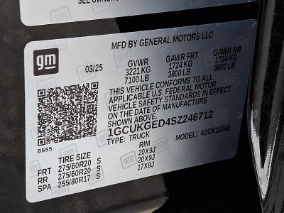 2025 Chevrolet Silverado 1500 LTZ