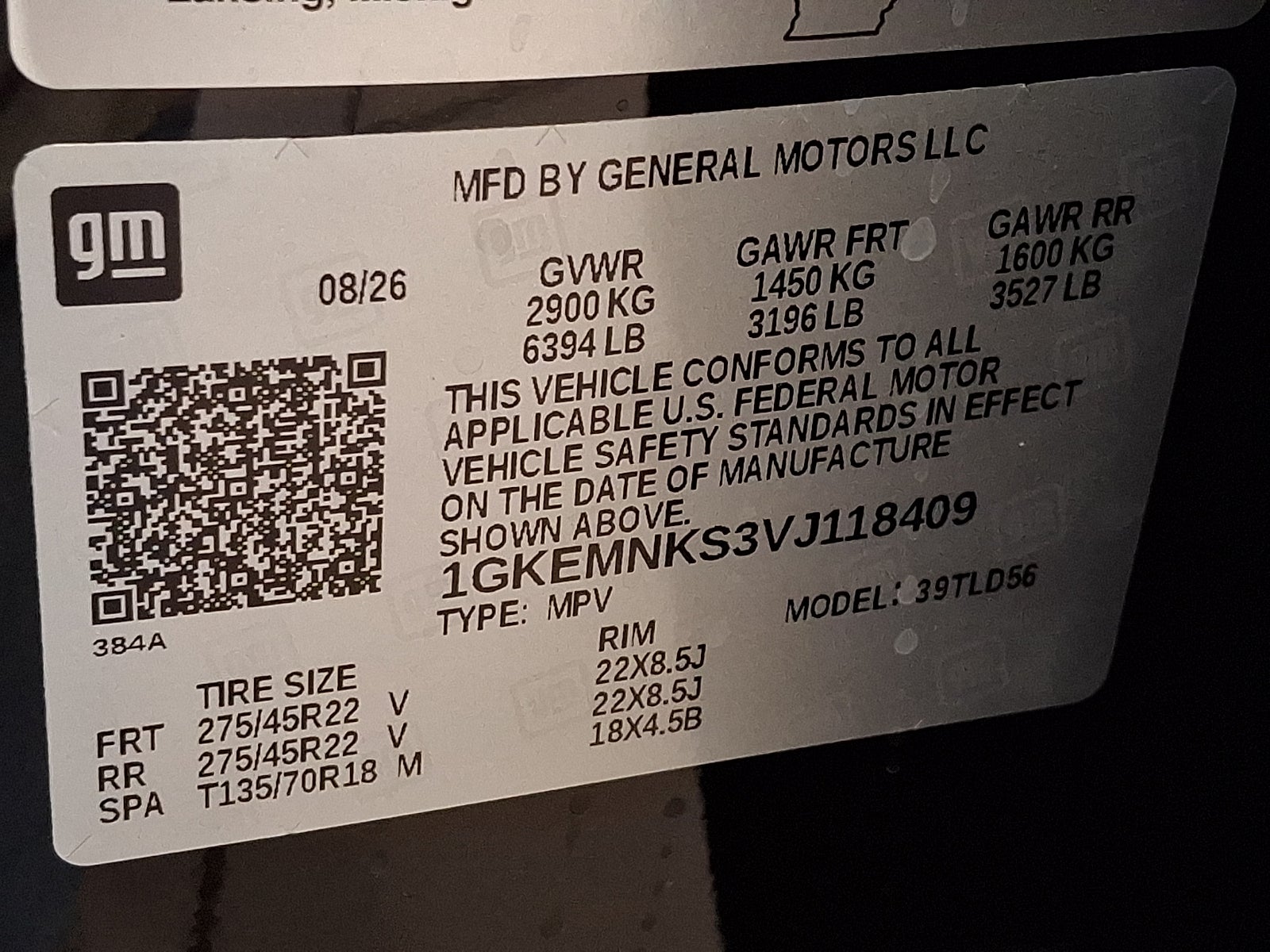 2027 GMC Acadia Elevation
