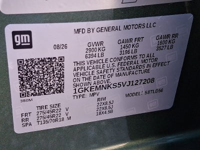 2027 GMC Acadia Elevation