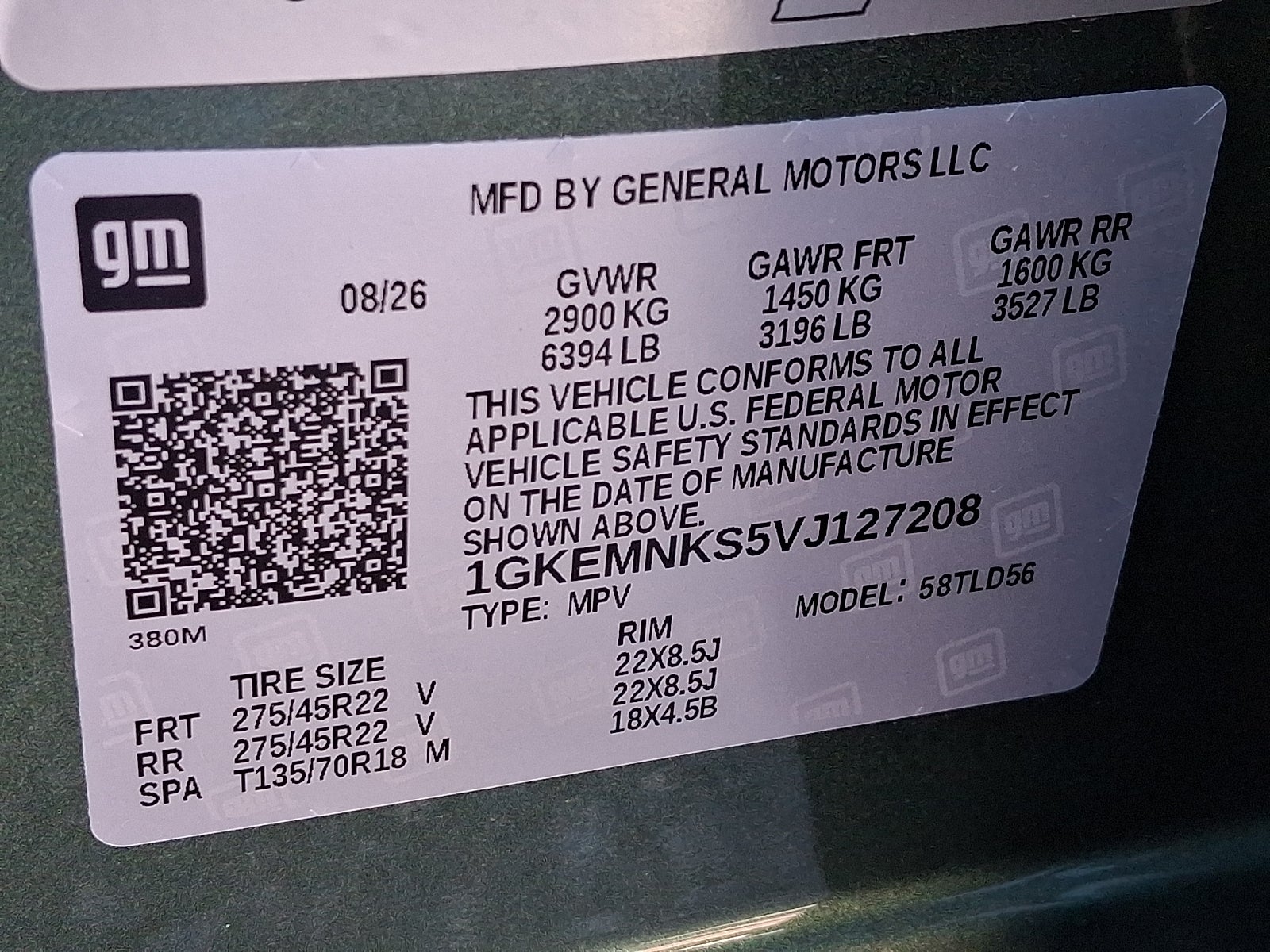 2027 GMC Acadia Elevation