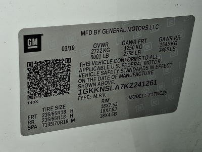 2019 GMC Acadia SLE