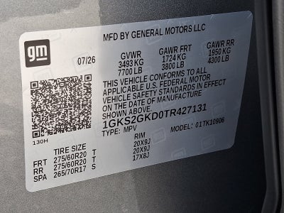 2026 GMC Yukon XL Elevation