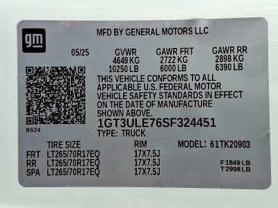 2025 GMC Sierra 2500 HD Pro