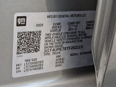 2026 GMC Sierra 2500 HD AT4