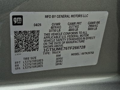 2026 GMC Sierra 2500 HD SLE