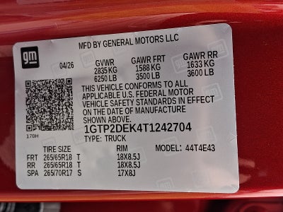 2026 GMC Canyon AT4