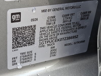 2026 GMC Sierra 1500 Elevation