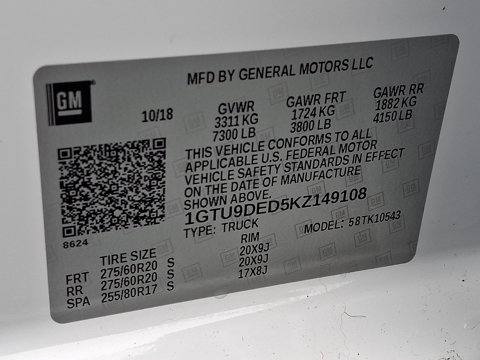 2019 GMC Sierra 1500 SLT