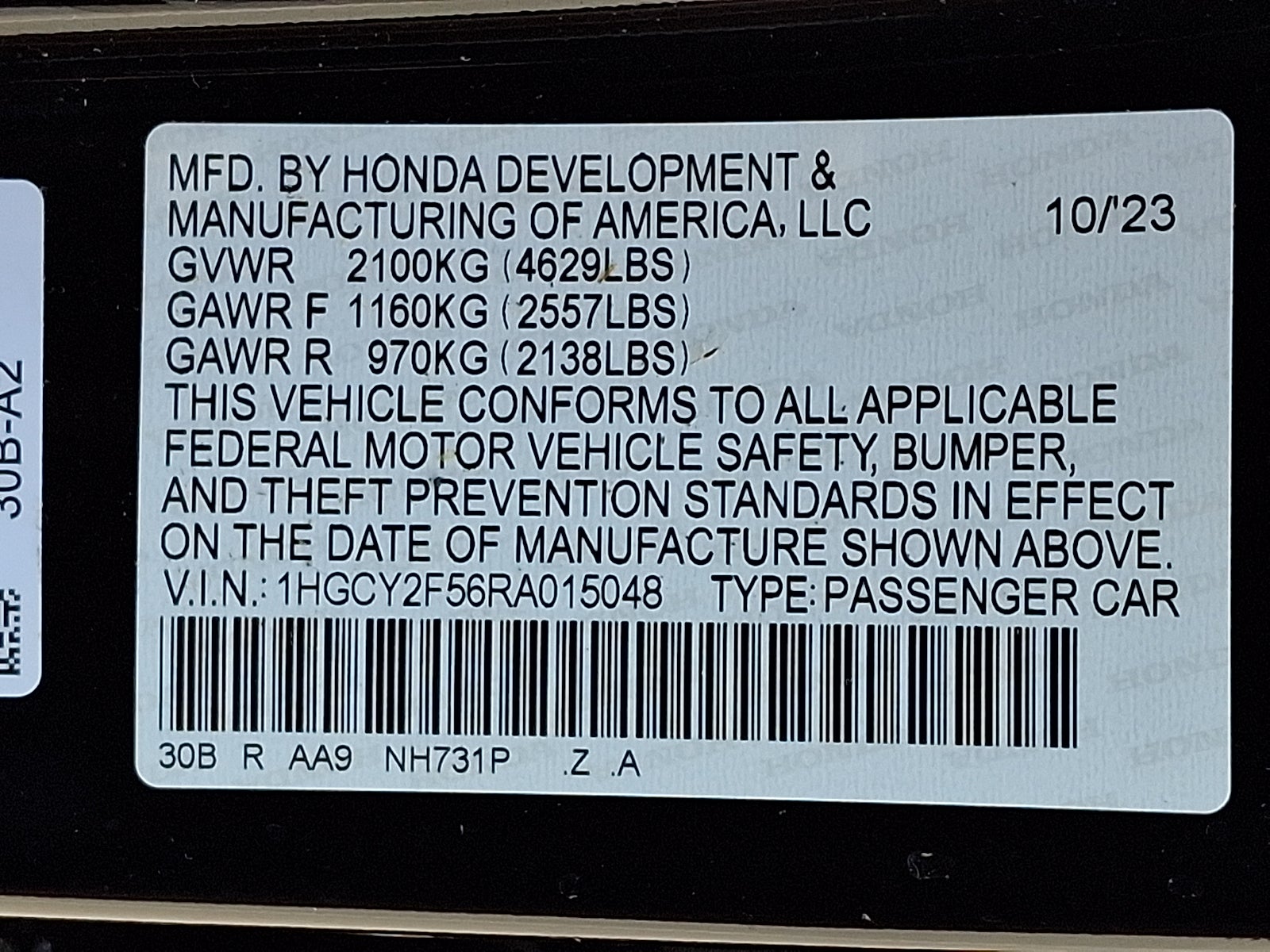 2024 Honda Accord Hybrid Sport