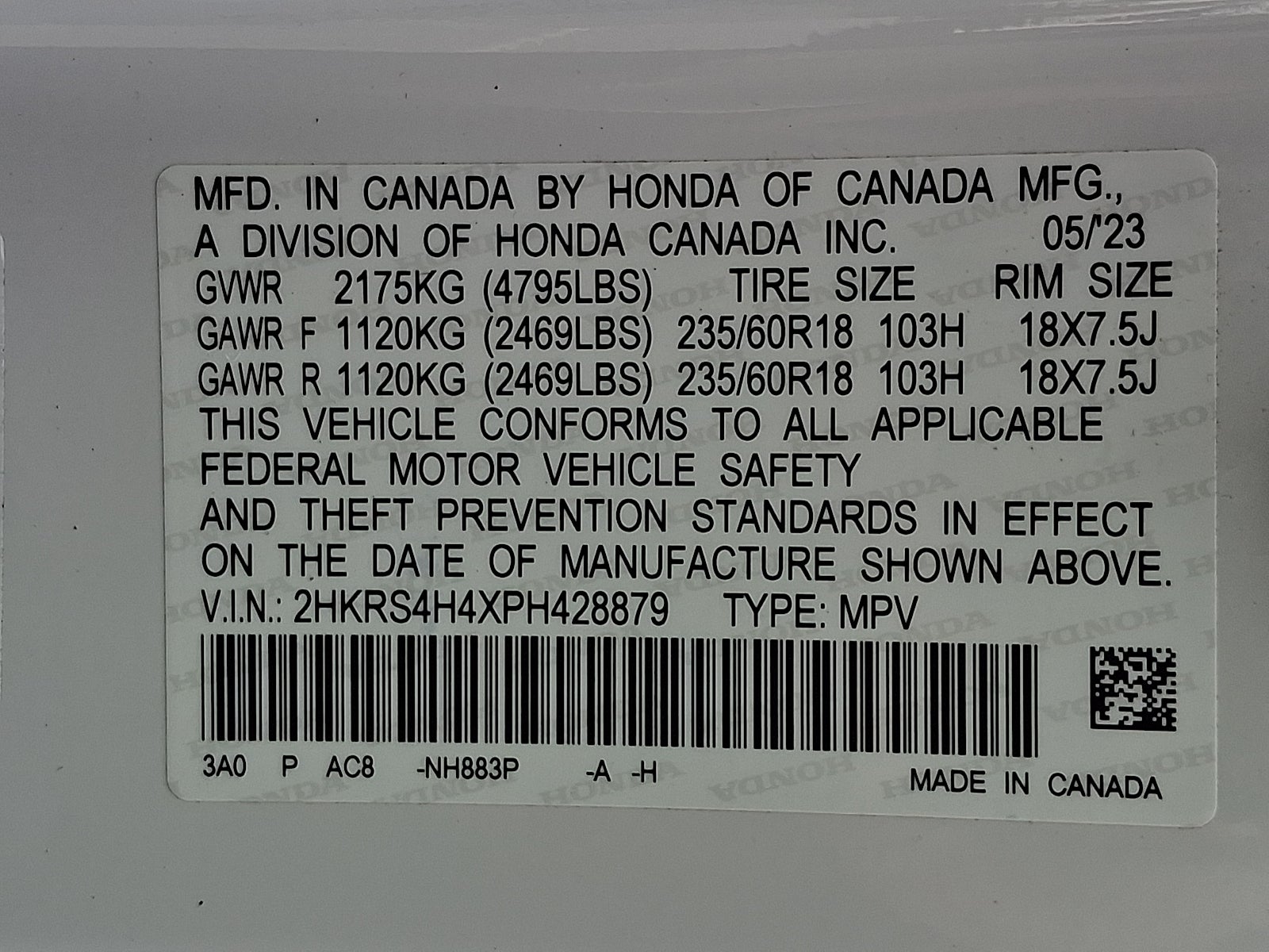 2023 Honda CR-V EX