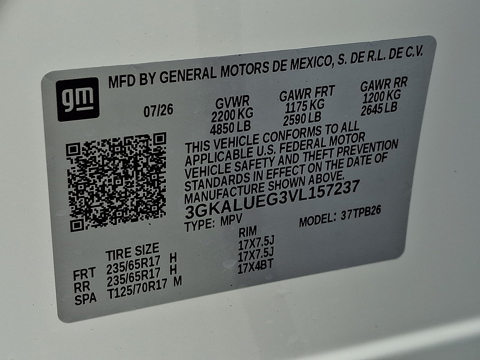 2027 GMC Terrain Elevation
