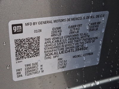 2026 GMC Terrain Elevation