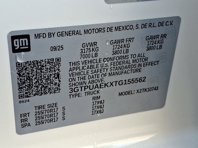 2026 GMC Sierra 1500 Pro