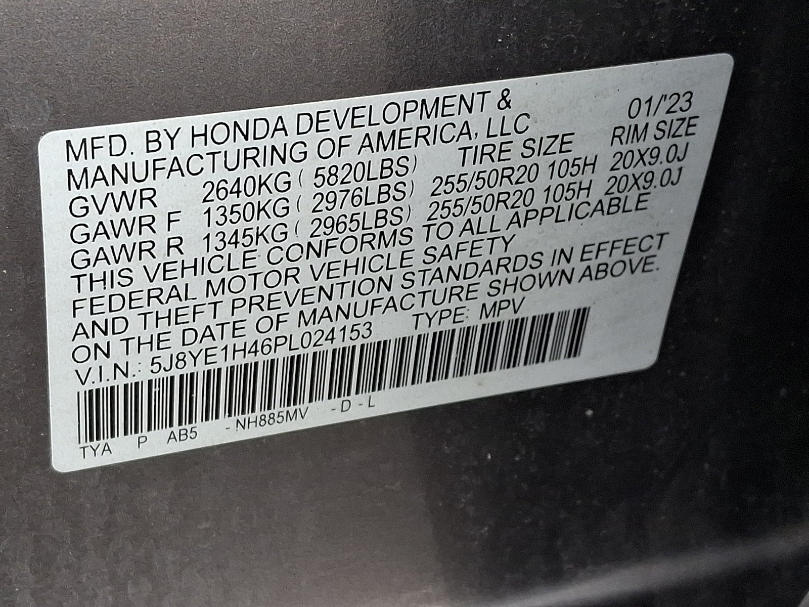 2023 Acura MDX w/Technology Package