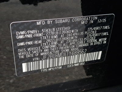 2026 Subaru Outback Wilderness