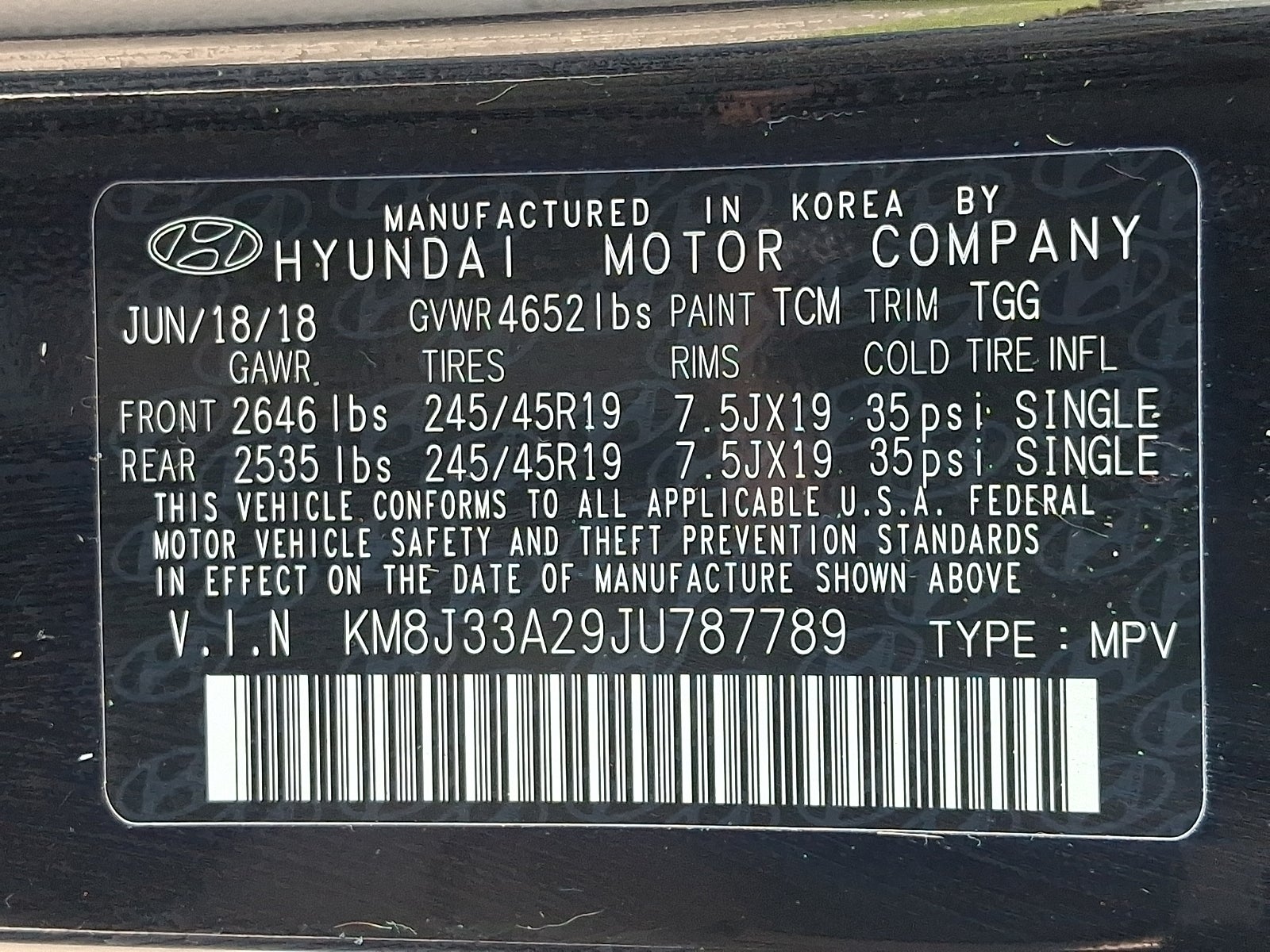 2018 Hyundai Tucson Value