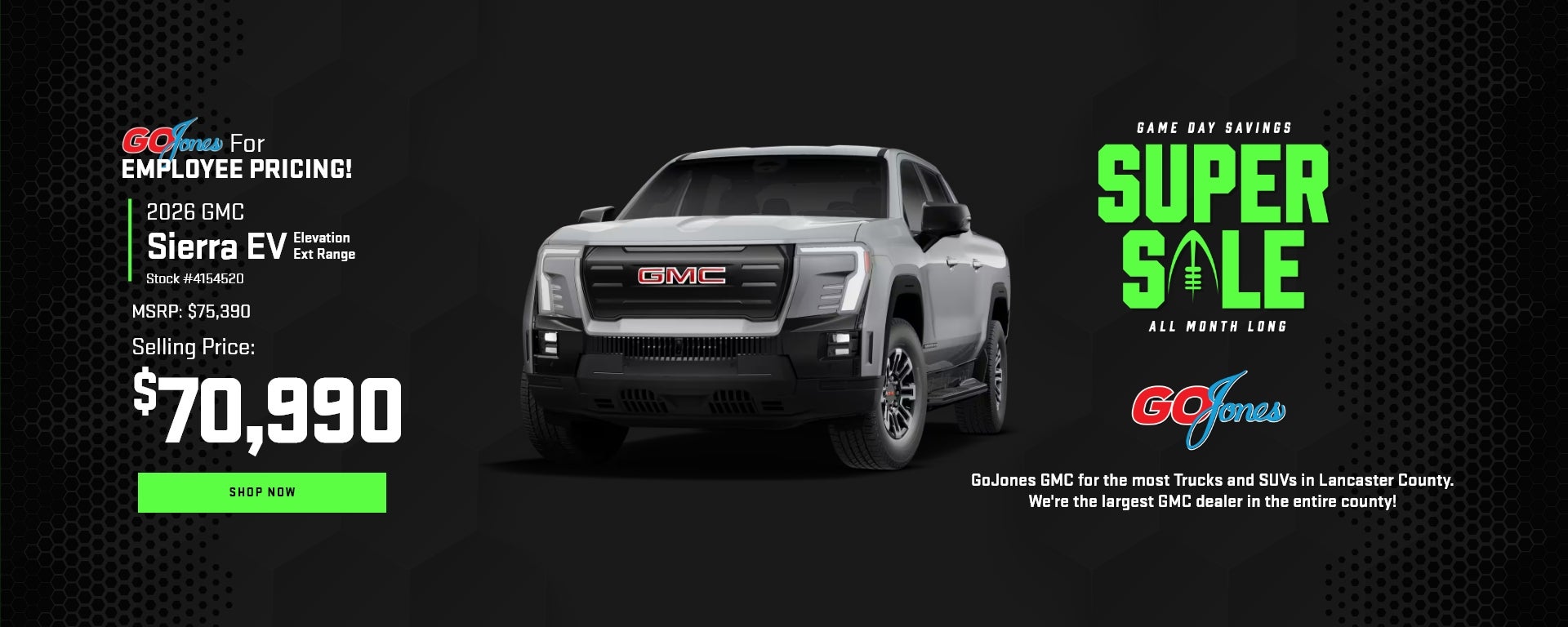 2026 GMC Sierra EV Elevation Ext Range