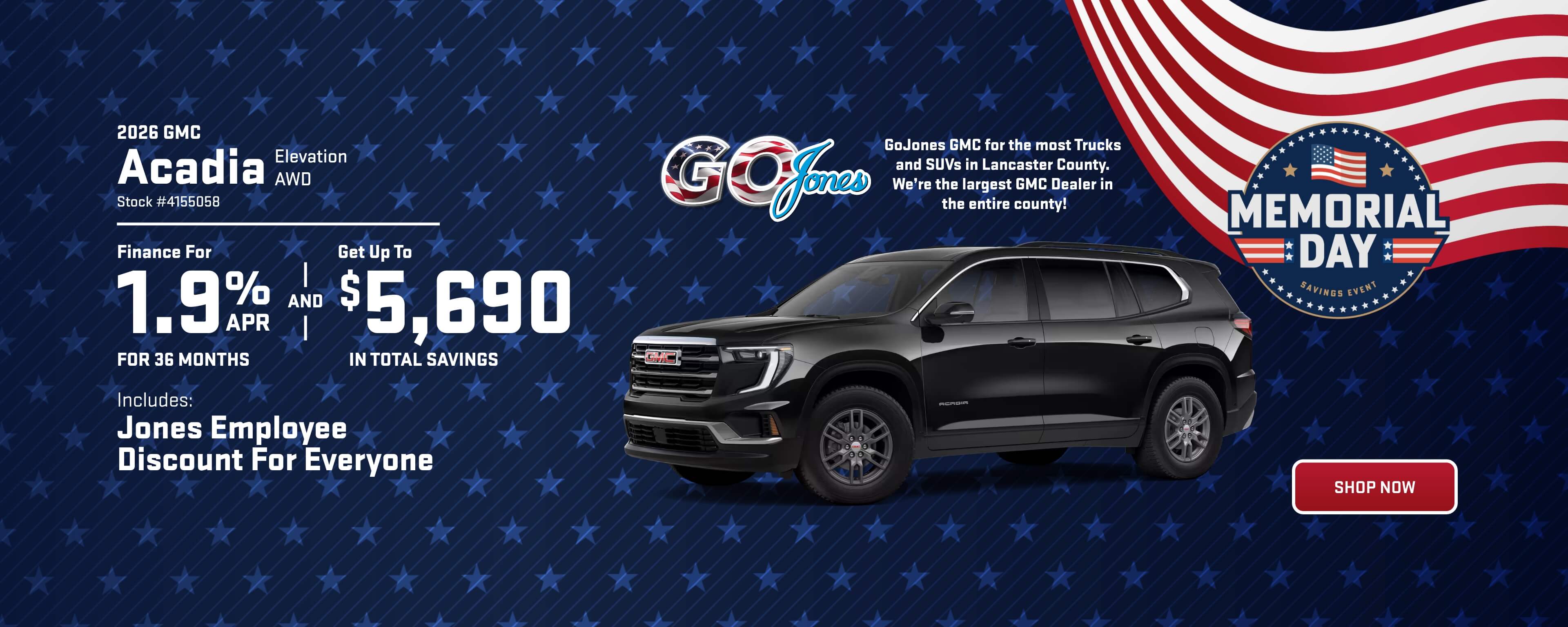 2026 GMC Acadia