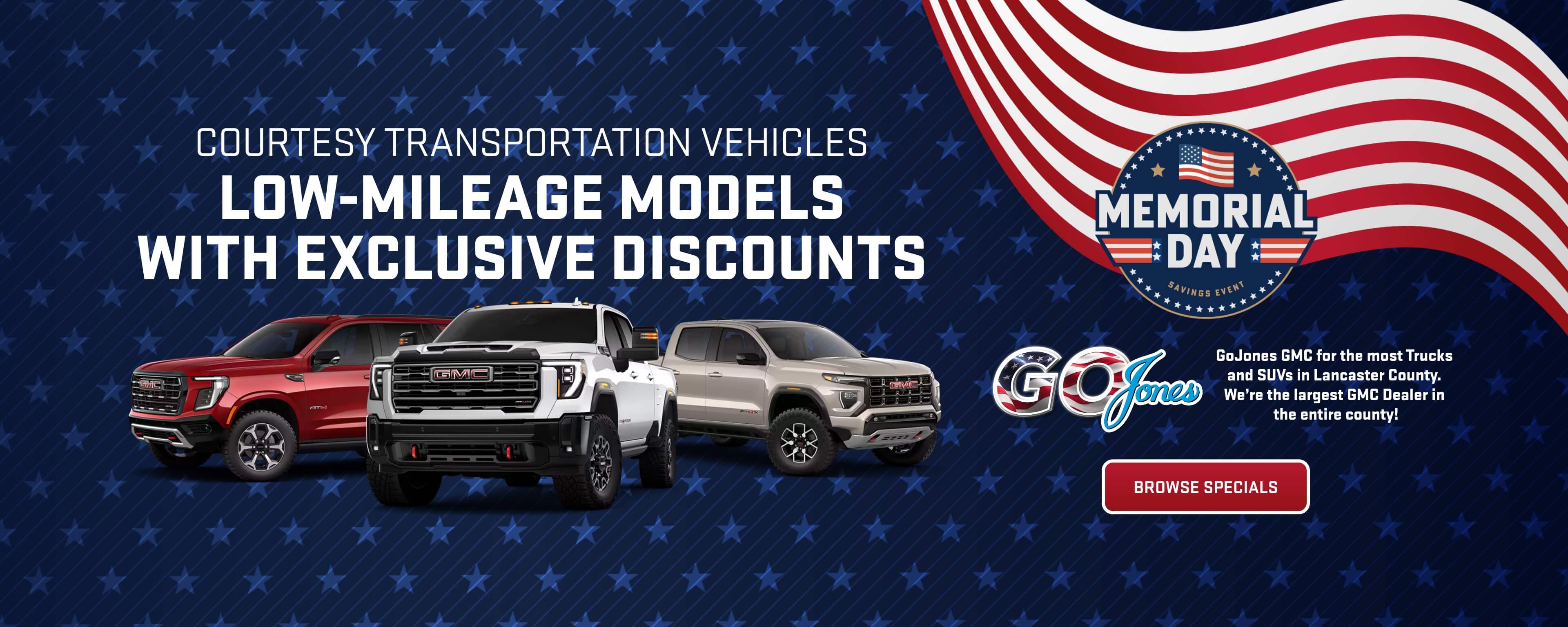 Low Mileage Models
